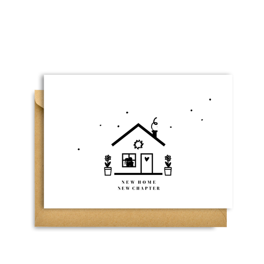 "NEW HOME NEW CHAPTER" CARD