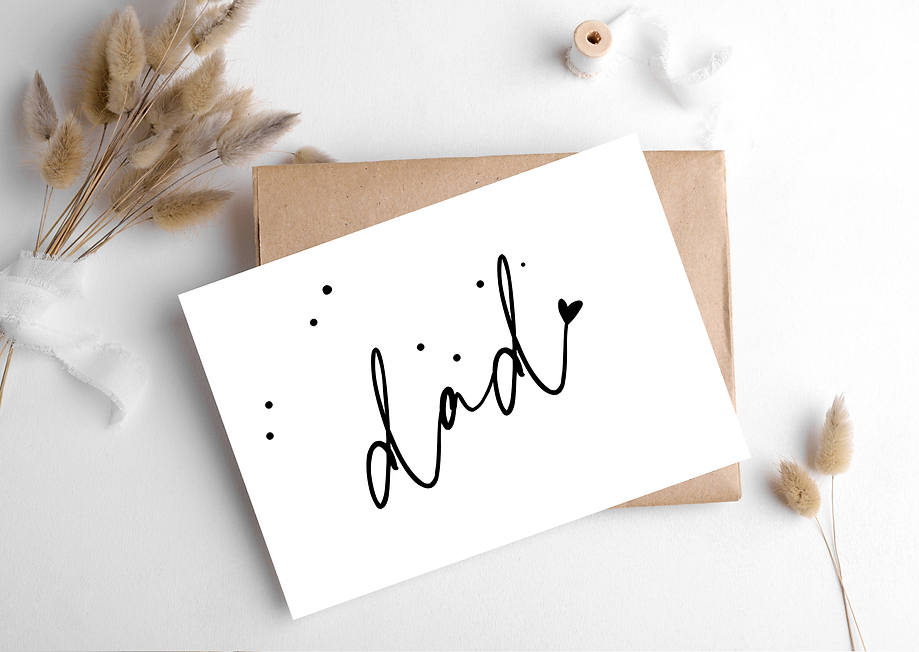 “DAD" CARD