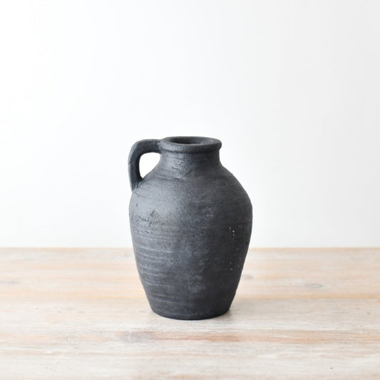 Amalfi Black Rustic Vase.