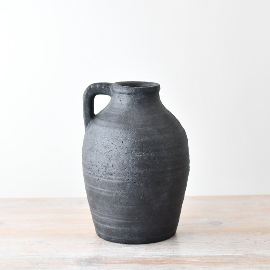 Amalfi Black Rustic Vase.