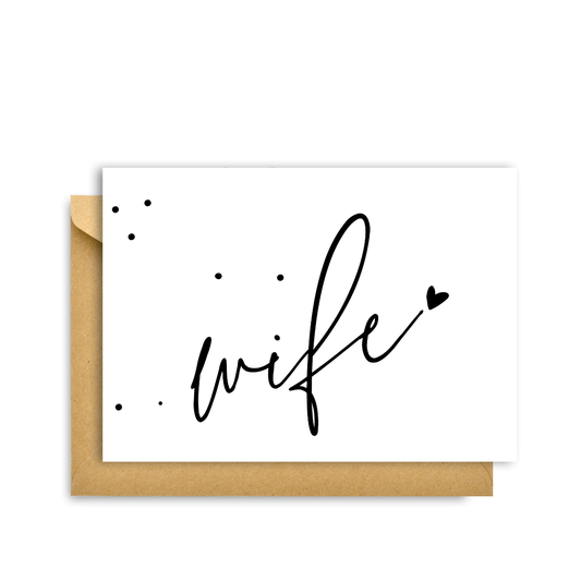 "WIFE" CARD