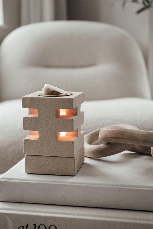 Sandstone Abstract Wax Melt Burner