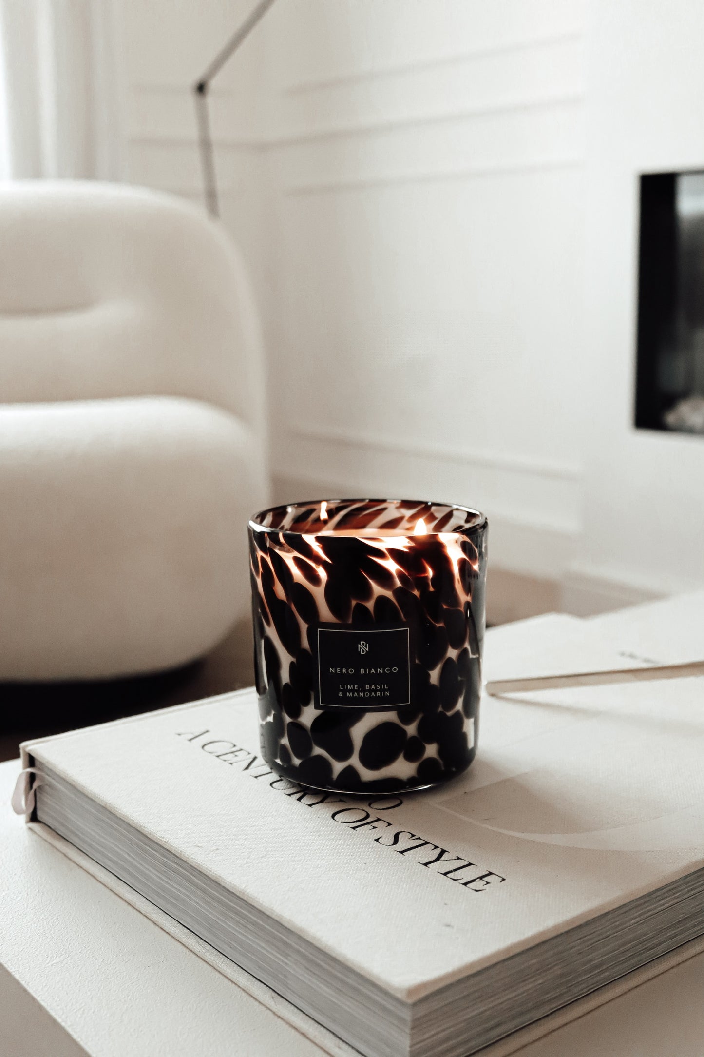 Cheetah Print Candles: Medium Dual Wicked (Wholesale).