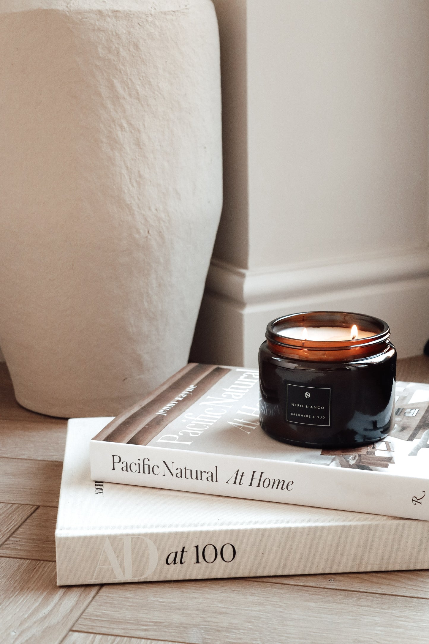 Dual Wick Amber Candles (Wholesale).