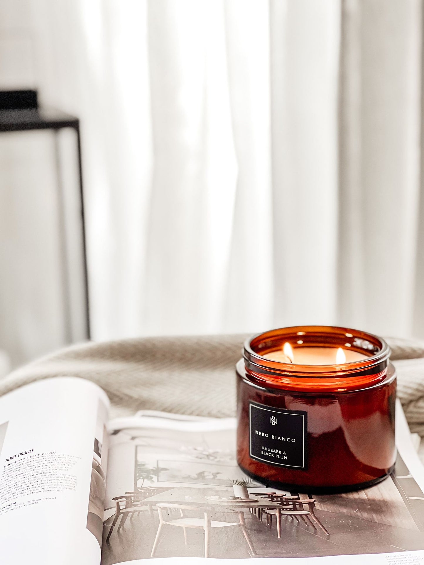 Dual Wick Amber Candles (Wholesale).