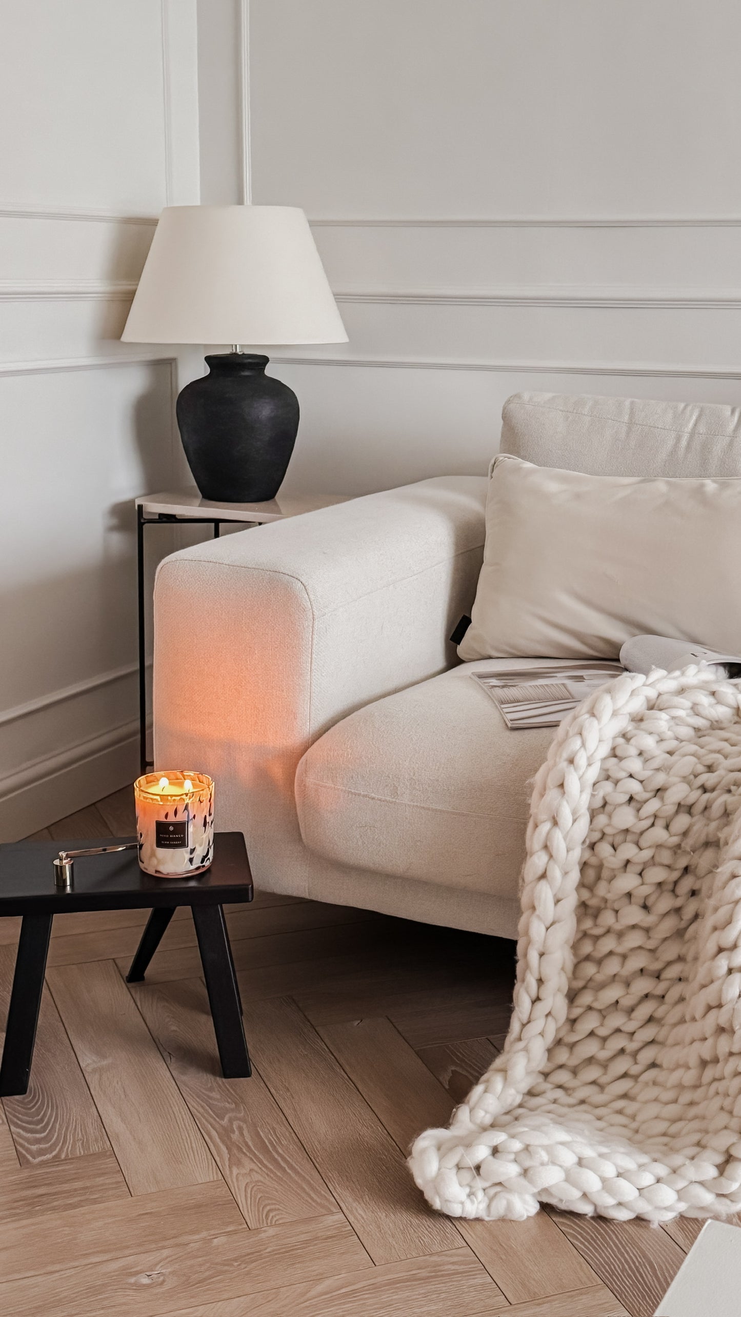 Dalmatian Print Candles: Medium Dual Wicked