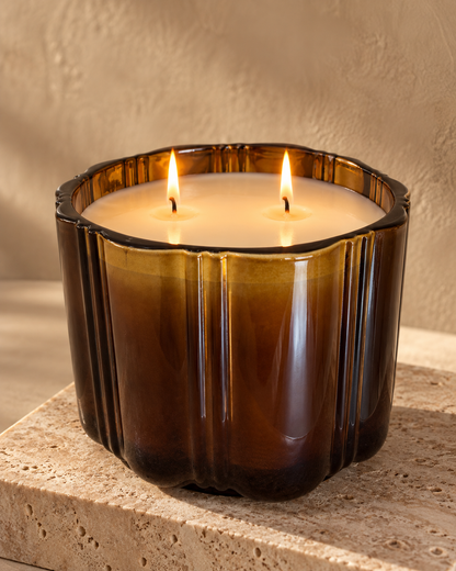 A Winter's Night Candle - Smoked Amber