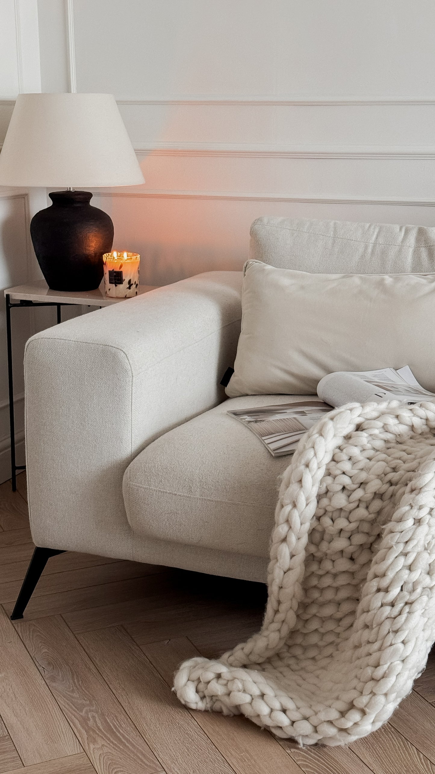 Dalmatian Print Candle: Small