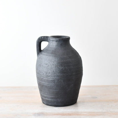 Amalfi Black Rustic Vase.