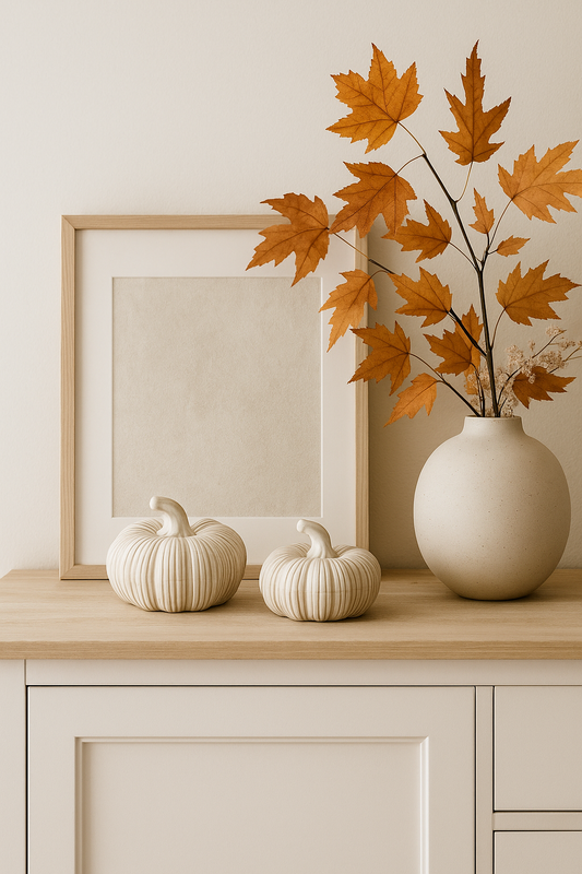 Glazed Ceramic Pumpkins