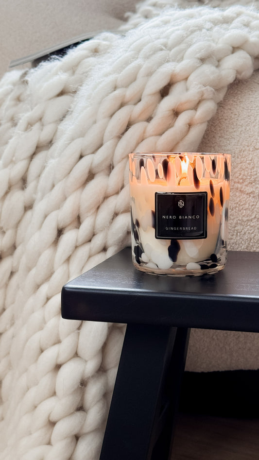 Dalmatian Print Candle: Small