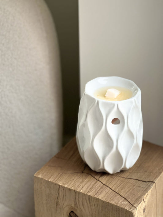 WAVE CERAMIC WAX MELT BURNER