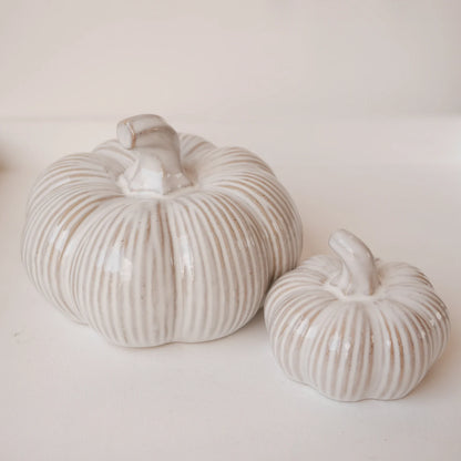 Glazed Ceramic Pumpkins