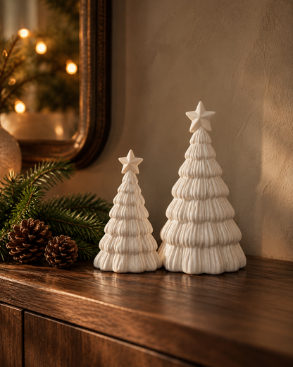 Christmas Tree with Star (Oval)