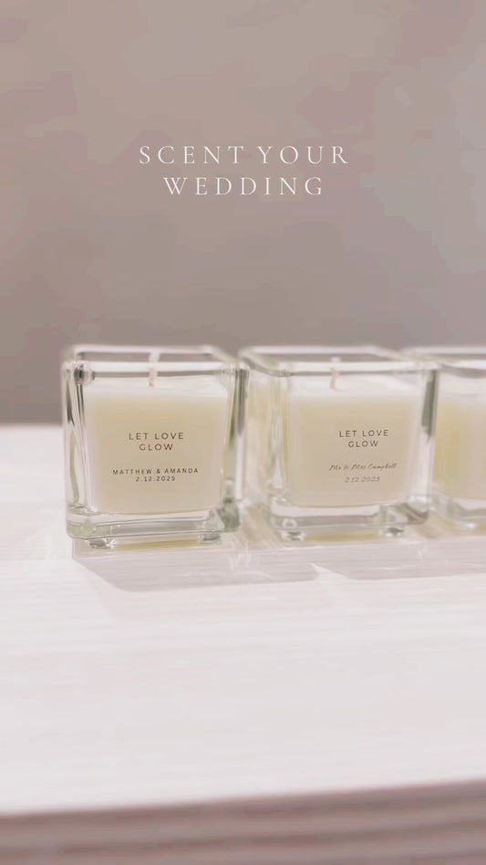 wedding candle favours