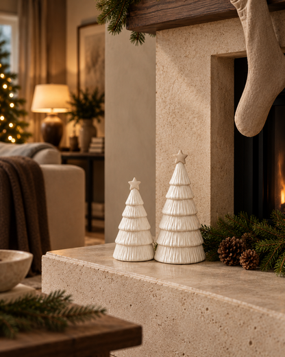 Rounded Christmas Tree with Star