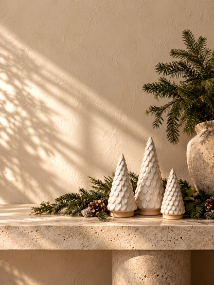 Scalloped Christmas Trees