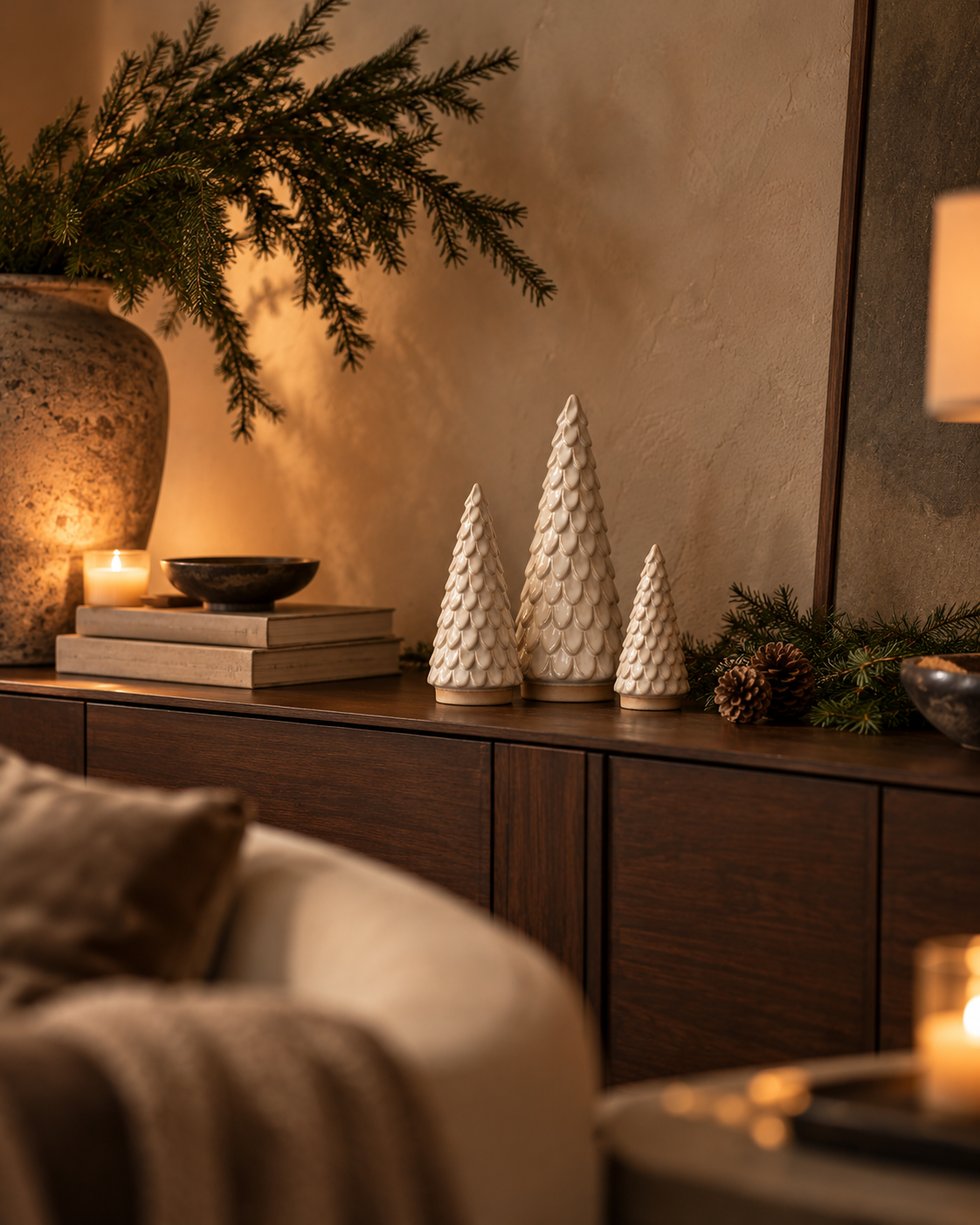 Scalloped Christmas Trees